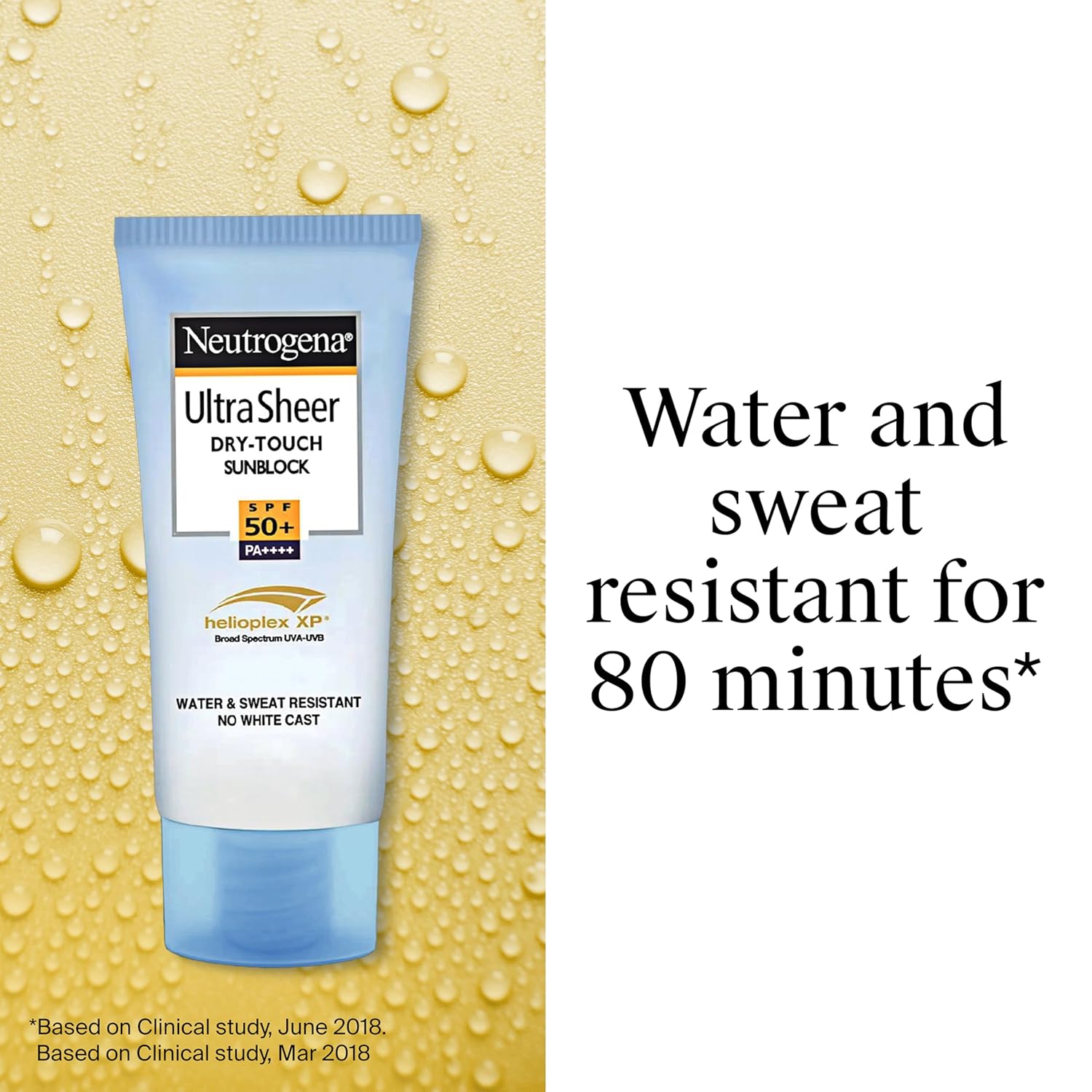 Neutrogena Ultrasheer SPF50+ PA++++ Ultra Light Moisturizing Face Sunscreen Oily & Sensitive Skin [30g]