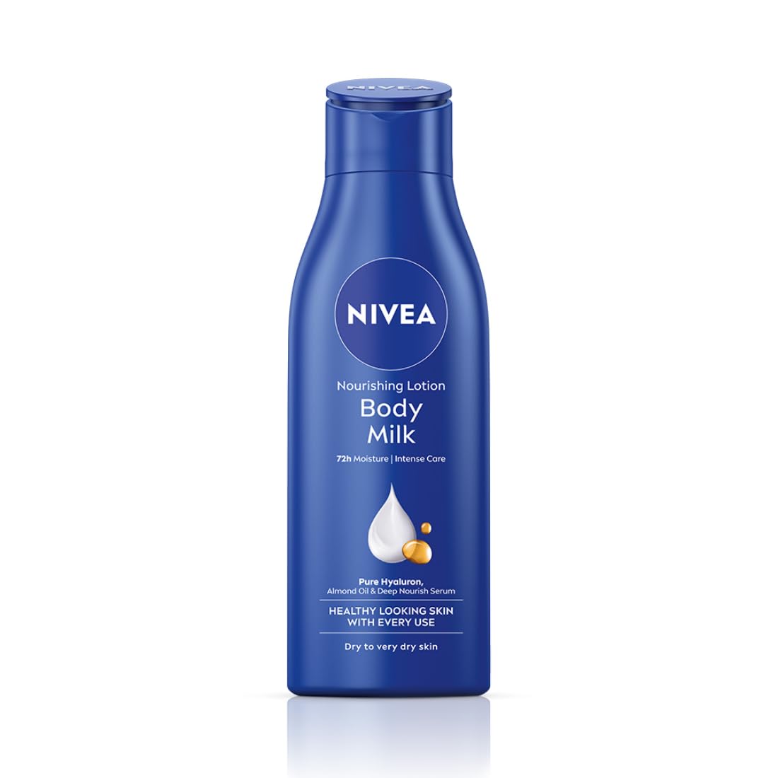 Nivea Deep Moisture Serum Vit E Body Lotion 48H Intense Moisturization Almond Oil Dry-Very Dry Skin [200 ml]