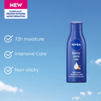 Nivea Deep Moisture Serum Vit E Body Lotion 48H Intense Moisturization Almond Oil Dry-Very Dry Skin [200 ml]