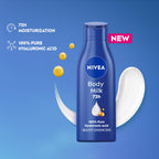 Nivea Deep Moisture Serum Vit E Body Lotion 48H Intense Moisturization Almond Oil Dry-Very Dry Skin [200 ml]