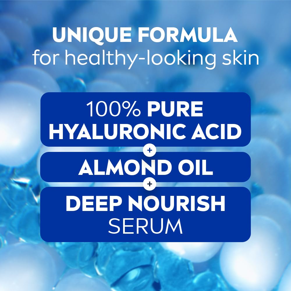 Nivea Deep Moisture Serum Vit E Body Lotion 48H Intense Moisturization Almond Oil Dry-Very Dry Skin [400 ml]