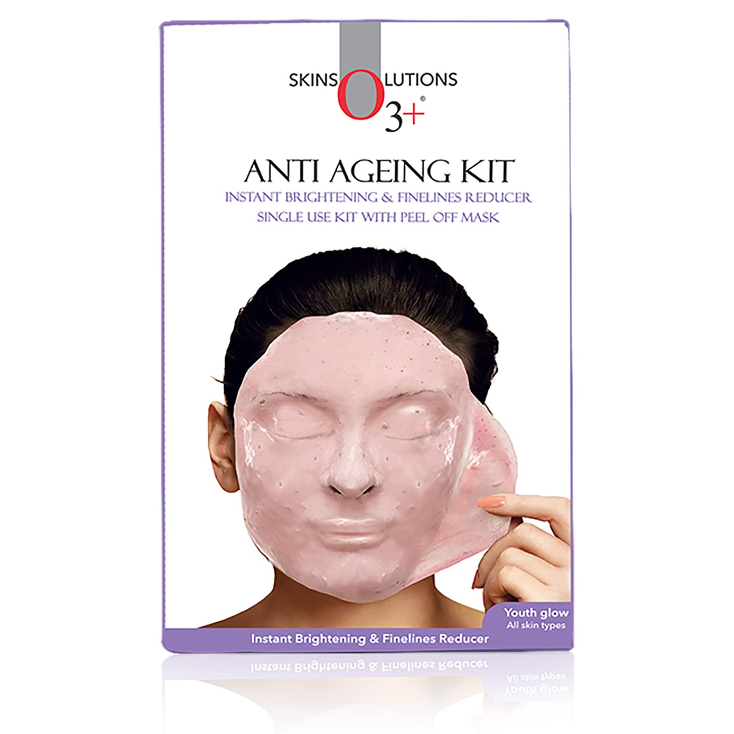 O3+ Anti Ageing Single Dose Facial Kit - Reduces Dark Spots, Fine Lines, and Wrinkles [40g + 5ml]