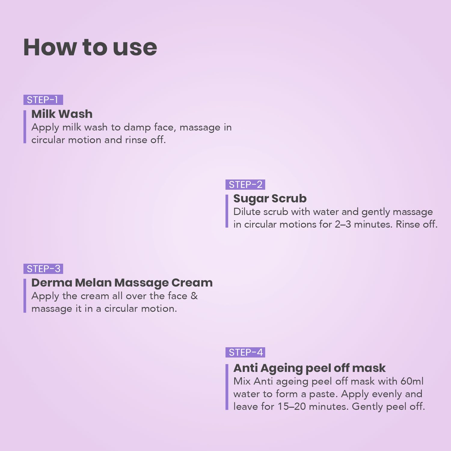 O3+ Anti Ageing Single Dose Facial Kit - Reduces Dark Spots, Fine Lines, and Wrinkles [40g + 5ml]