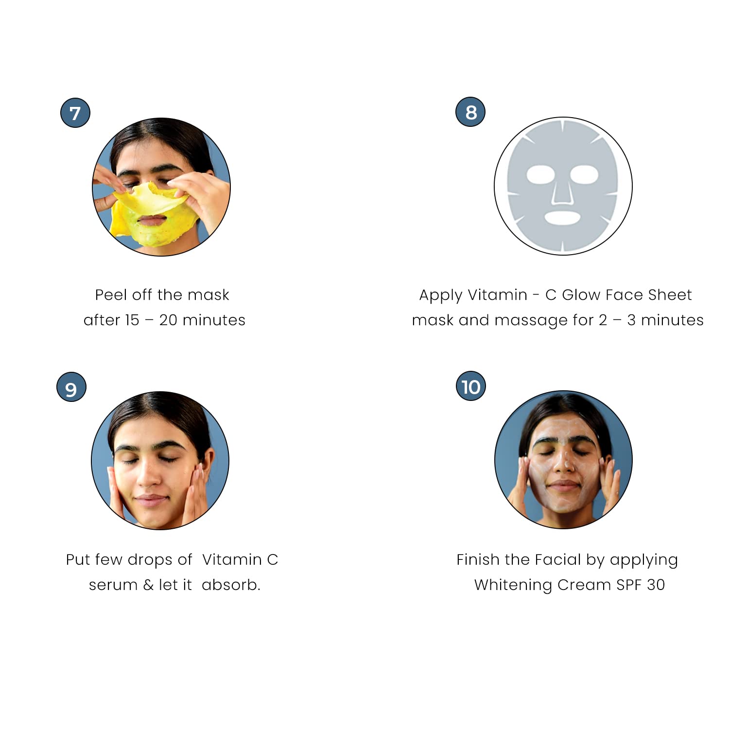 O3+ Bridal Facial Kit Vitamin C for Glowing Skin with Niacinamide | For All Skin Types [67 g + 69 ml]