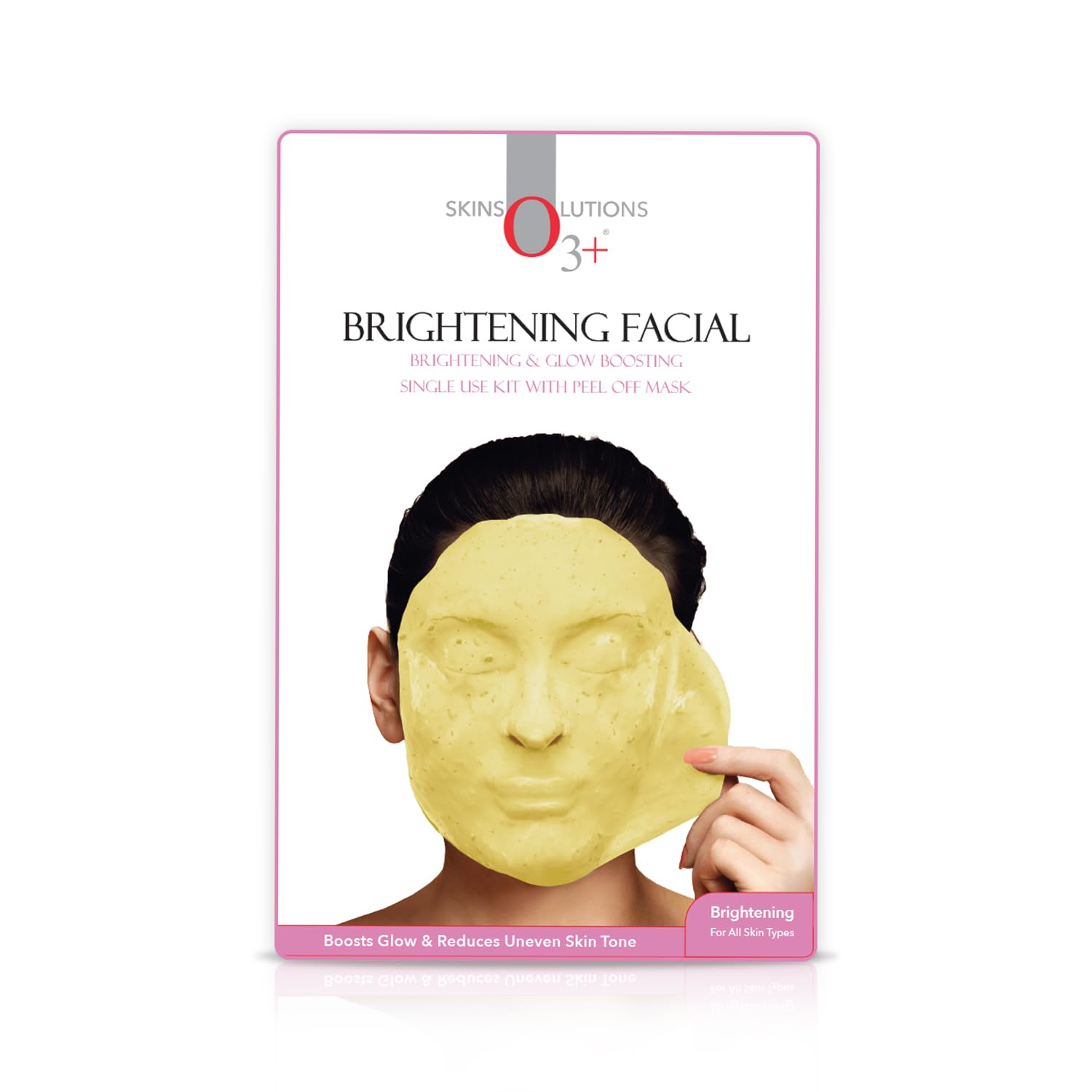 O3+ Brightening Facial Single Dose Kit for Glow Boosting, Reducing Uneven Skin Tone | All Skin Types [40gm+5ml]