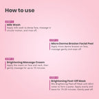 O3+ Brightening Facial Single Dose Kit for Glow Boosting, Reducing Uneven Skin Tone | All Skin Types [40gm+5ml]