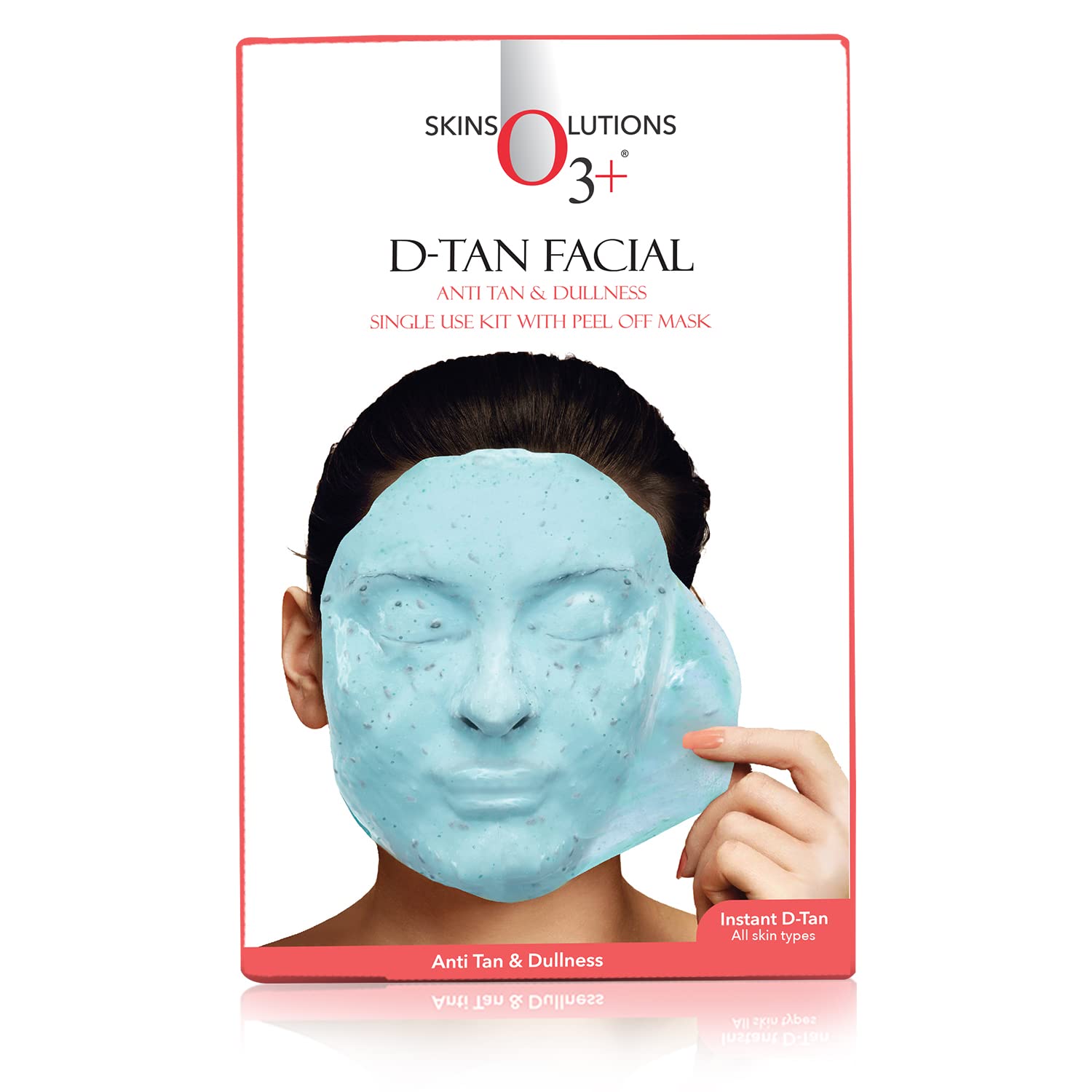 O3+ D-TAN Facial Kit with Peel Off Mask for Tan Removal & Pigmentation | Suitable for All Skin Types [45 g]