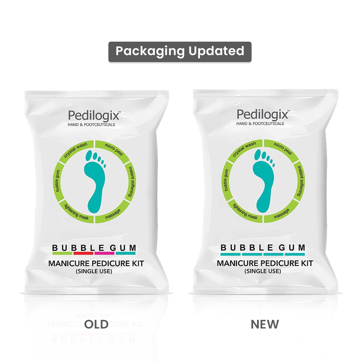 O3+ Pedilogix Bubble Gum Manicure Pedicure Kit - Hands & Foot Care Kit [65 g]