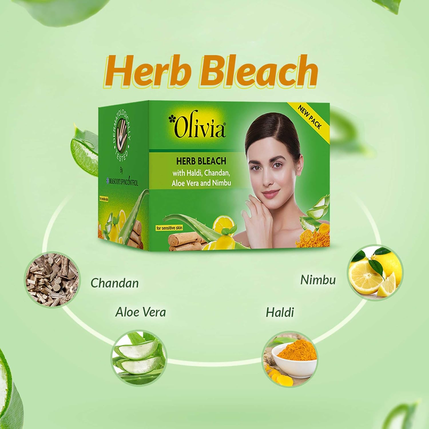 Olivia Herb Bleach for Sensitive Skin [60 g]