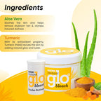 Ozone Instant Glo Bleach With Goodness Of Aloe Vera And Turmuric [250 g]