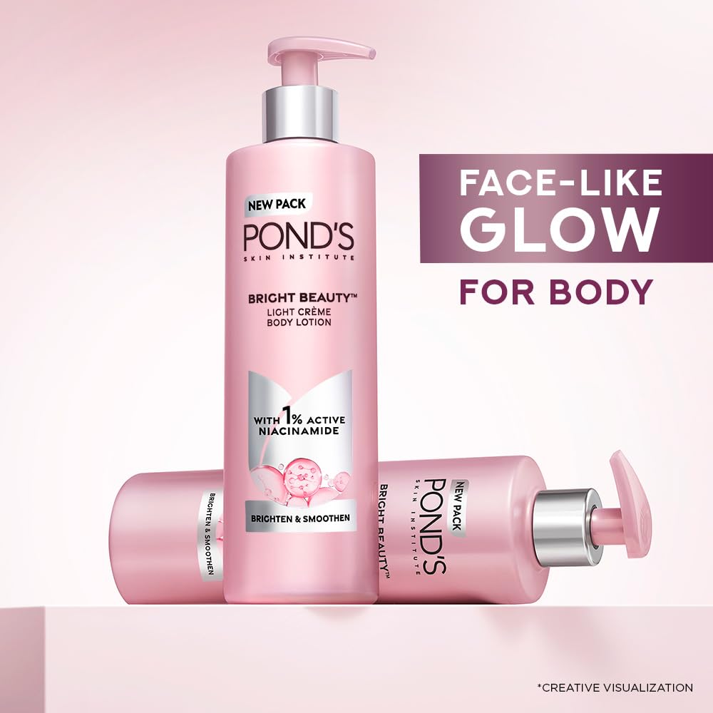 POND'S Bright Beauty Light Crème Body Lotion for Smooth & Bright Skin [100 ml]