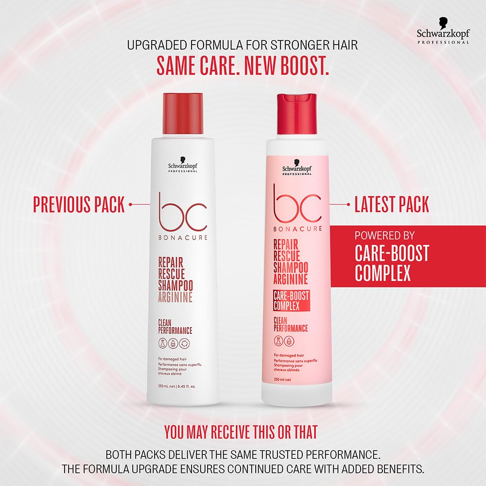Schwarzkopf Professional Bonacure Repair Rescue Shampoo with Arginine [250 ml]