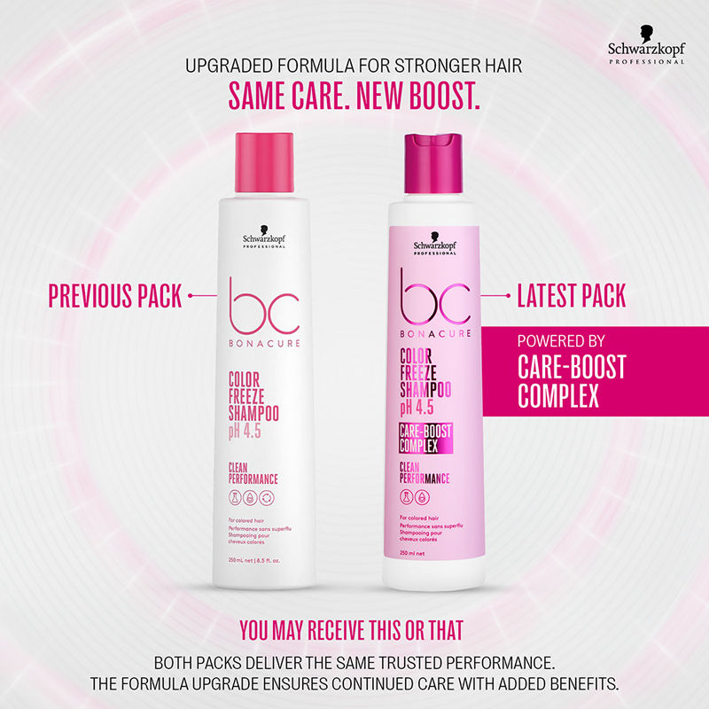 Schwarzkopf Professional Bonacure pH 4.5 Color Freeze Sulfate Free Shampoo [250 ml]