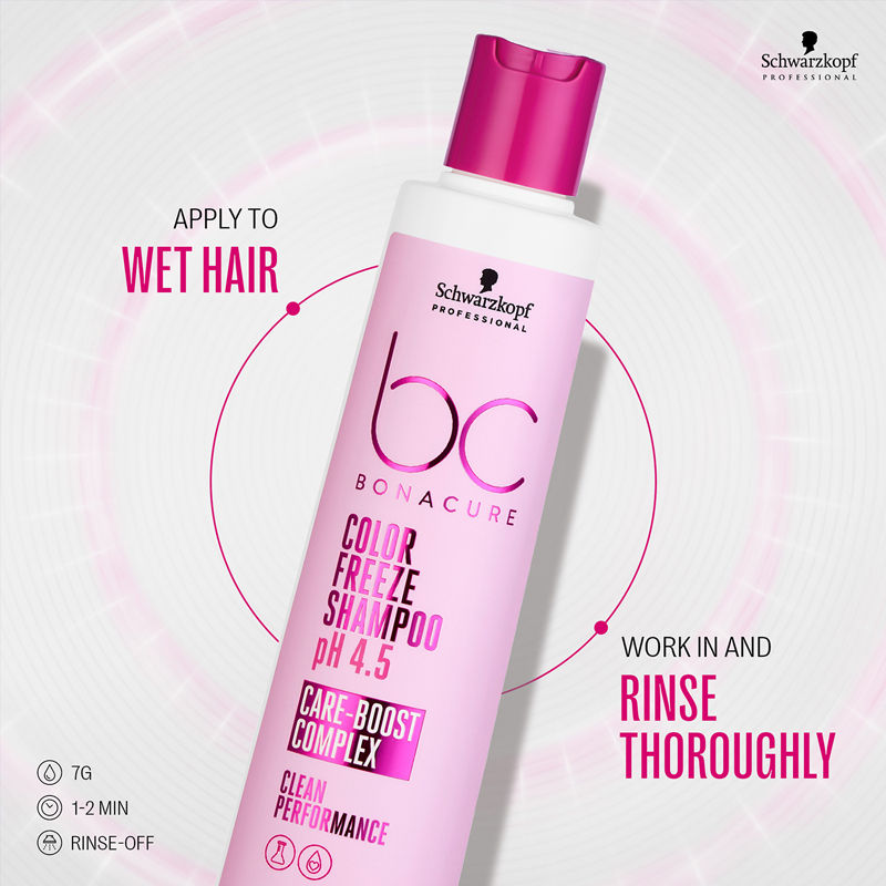 Schwarzkopf Professional Bonacure pH 4.5 Color Freeze Sulfate Free Shampoo [250 ml]