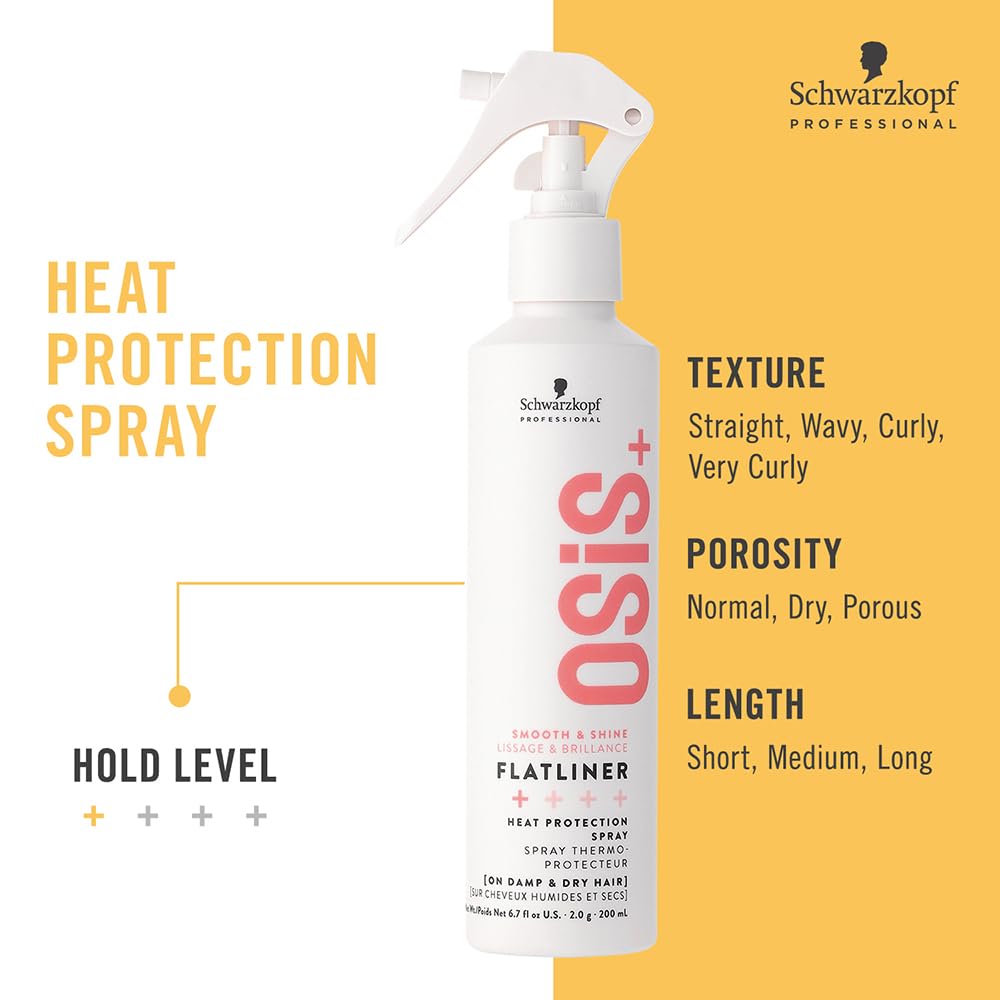 Schwarzkopf Professional OSiS+ Flatliner Heat Protection Spray [200 ml]
