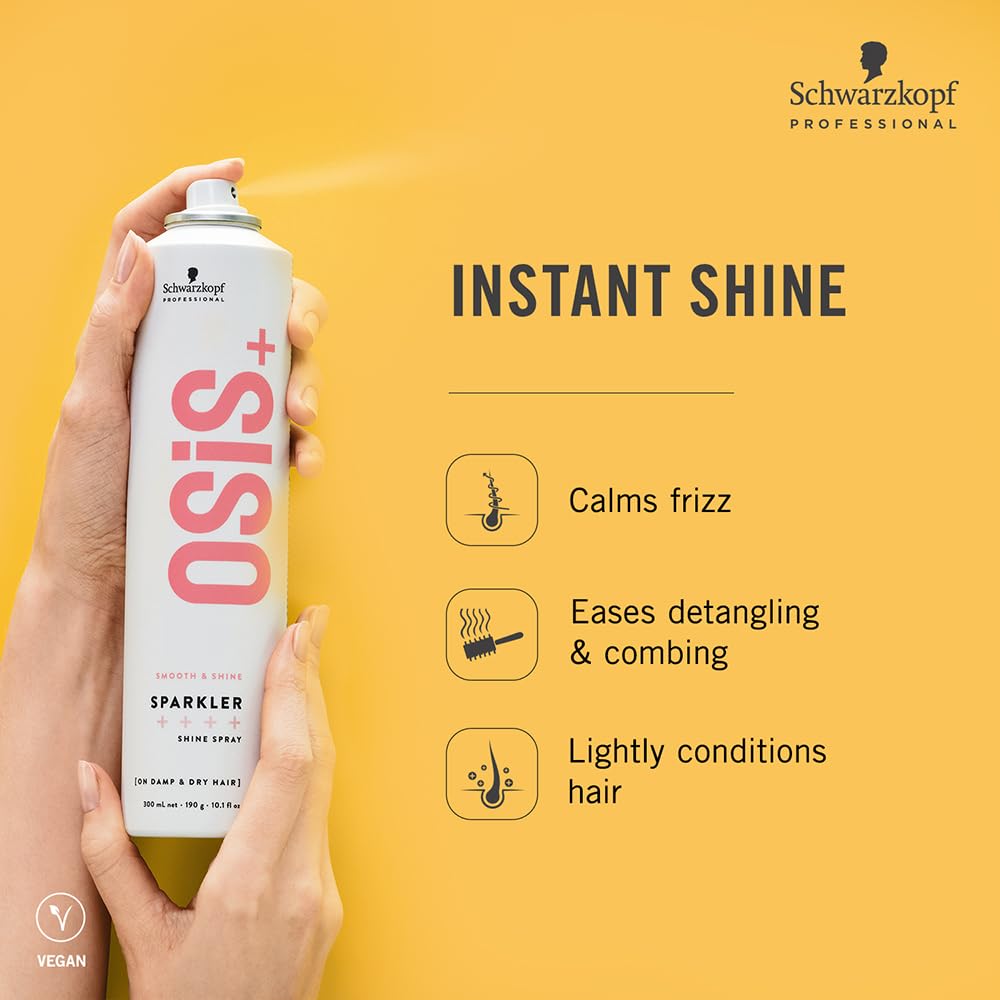 Schwarzkopf Professional OSiS+ Sparkler Hair Styling Shine Spray [300 ml]