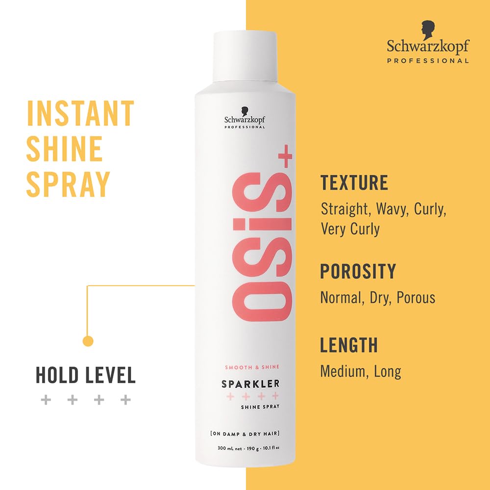 Schwarzkopf Professional OSiS+ Sparkler Hair Styling Shine Spray [300 ml]