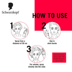 Schwarzkopf TAFT Power Hair Spray With Caffeine Formula For Strengthening Hold 5, Upto 72 Hrs [250 ml]