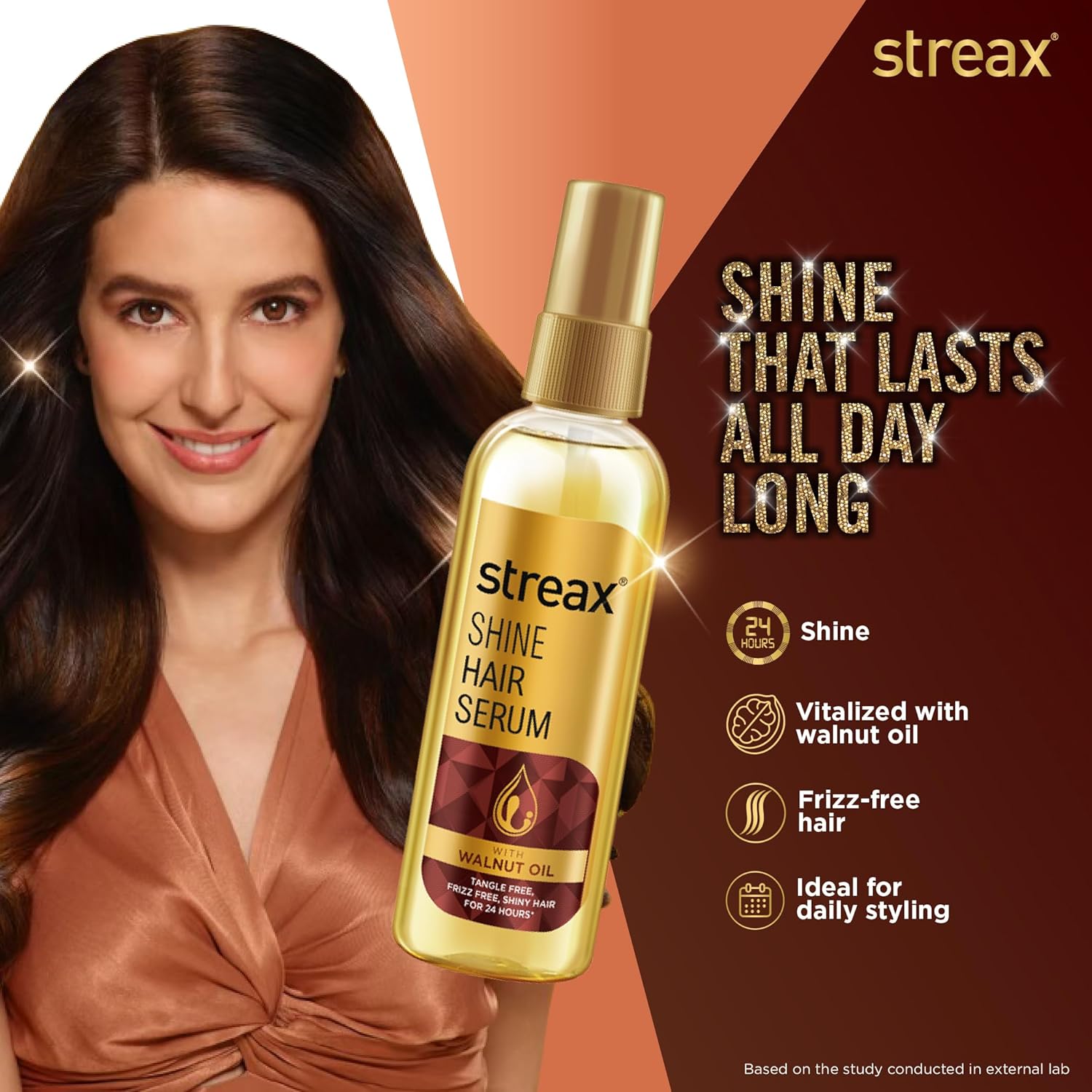 Streax Hair Serum Vitalized with Walnut Oil [50 ml]