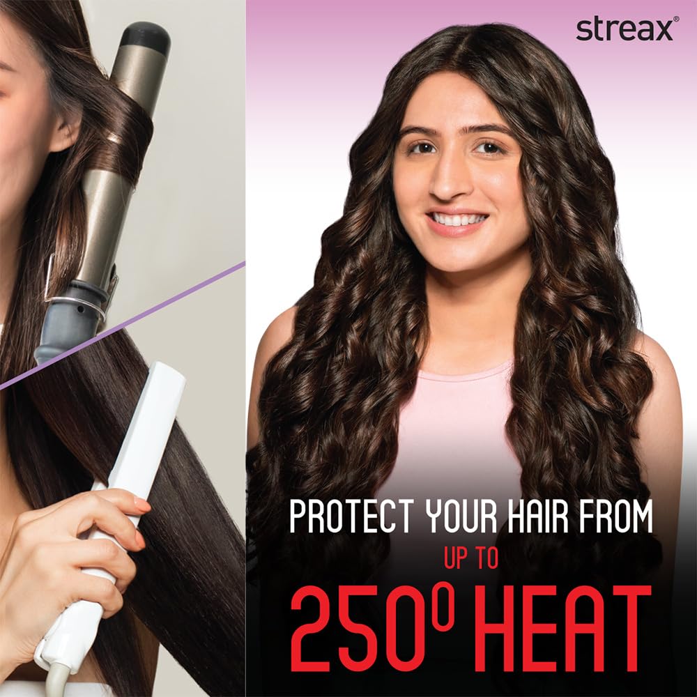Streax Heat Protect Spray for Hair Styling For Men & Women, Hair Spray With Jojoba Oil [100 ml]