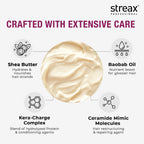 Streax Professional Canvoline Conditioner With Kera-Charge & Baobab Oil [240 g]