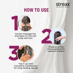 Streax Professional Canvoline Shampoo With Kera-Charge & Baobab Oil [300 ml]