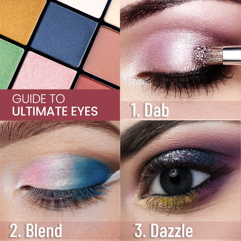 Swiss Beauty Ultimate 9 Pigmented Colors Eyeshadow Palette - Shade 02