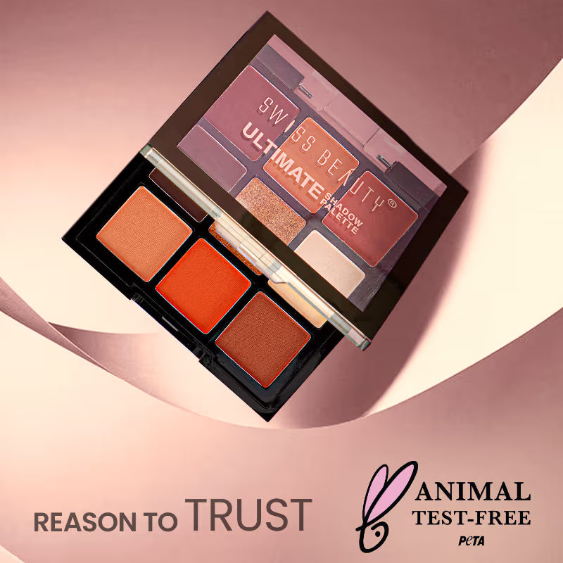 Swiss Beauty Ultimate 9 Pigmented Colors Eyeshadow Palette - Shade 02