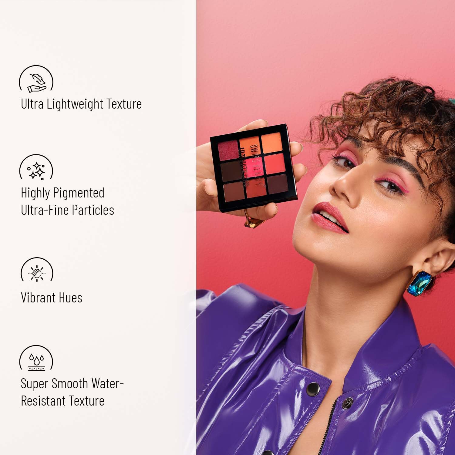 Swiss Beauty Ultimate 9 Pigmented Colors Eyeshadow Palette - Shade 02