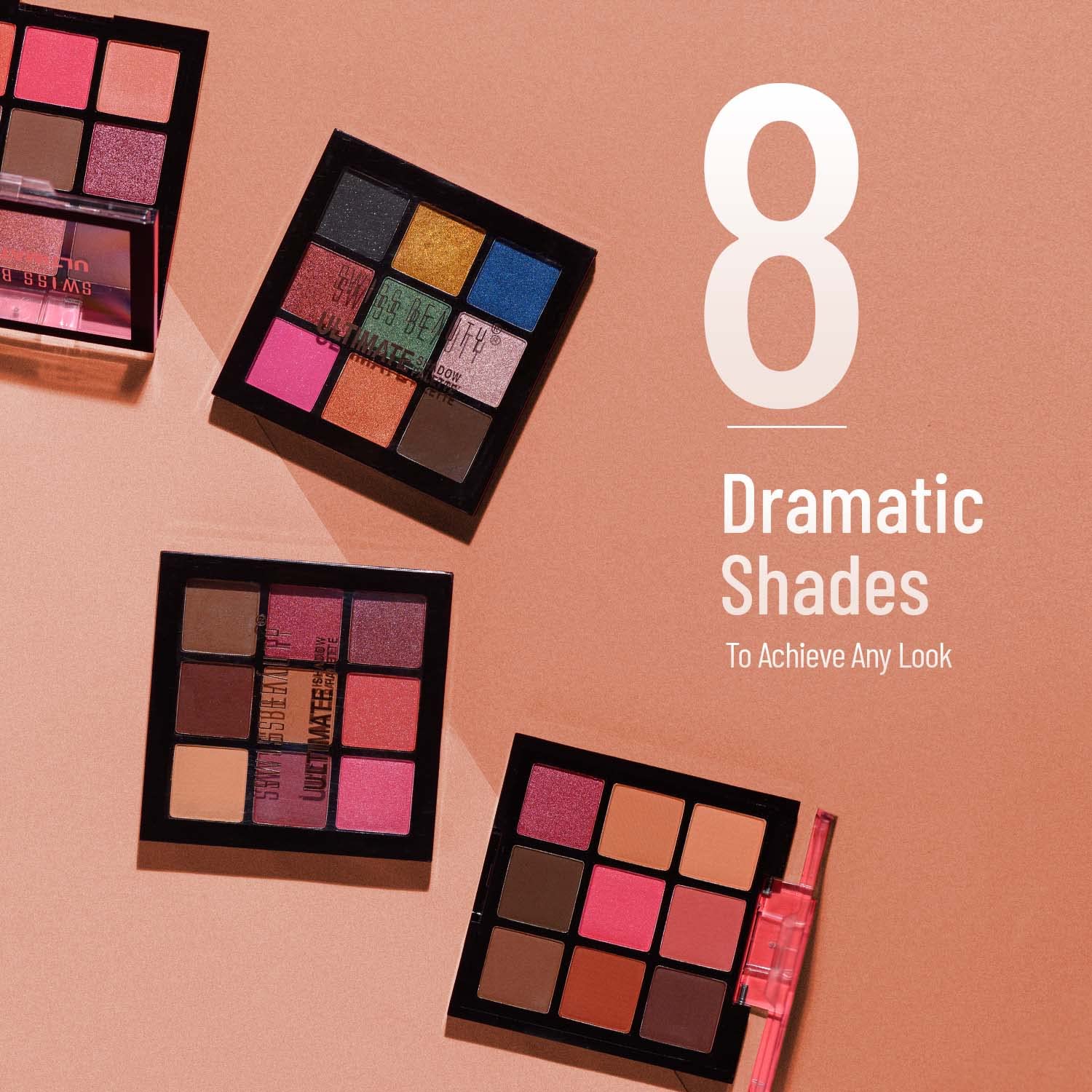 Swiss Beauty Ultimate 9 Pigmented Colors Eyeshadow Palette [6 g]