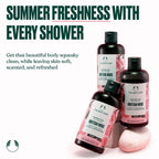 The Body Shop British Rose Shower Gel, Softens & Cleanses, Floral Scent of Rose & Aloe, Soap-Free [250 ml]