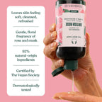 The Body Shop British Rose Shower Gel, Softens & Cleanses, Floral Scent of Rose & Aloe, Soap-Free [250 ml]