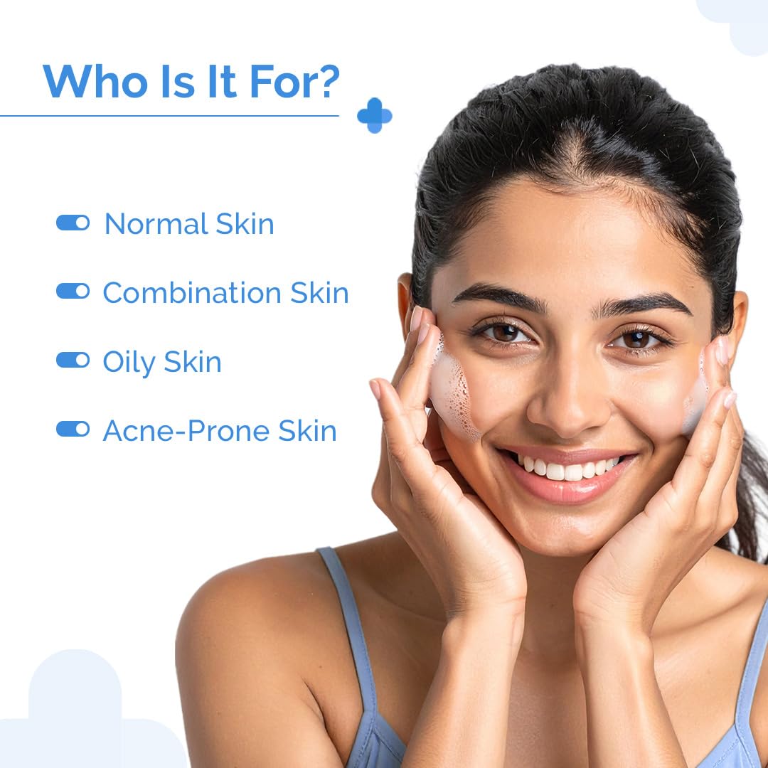 The Derma co. Sali-Cinamide Anti-Acne Face Wash with 2% Salicylic Acid & 2% Niacinamide [80 ml]