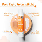 The Derma Co 1% Hyaluronic Sunscreen Aqua Gel with SPF 50 & PA++++ [50g]