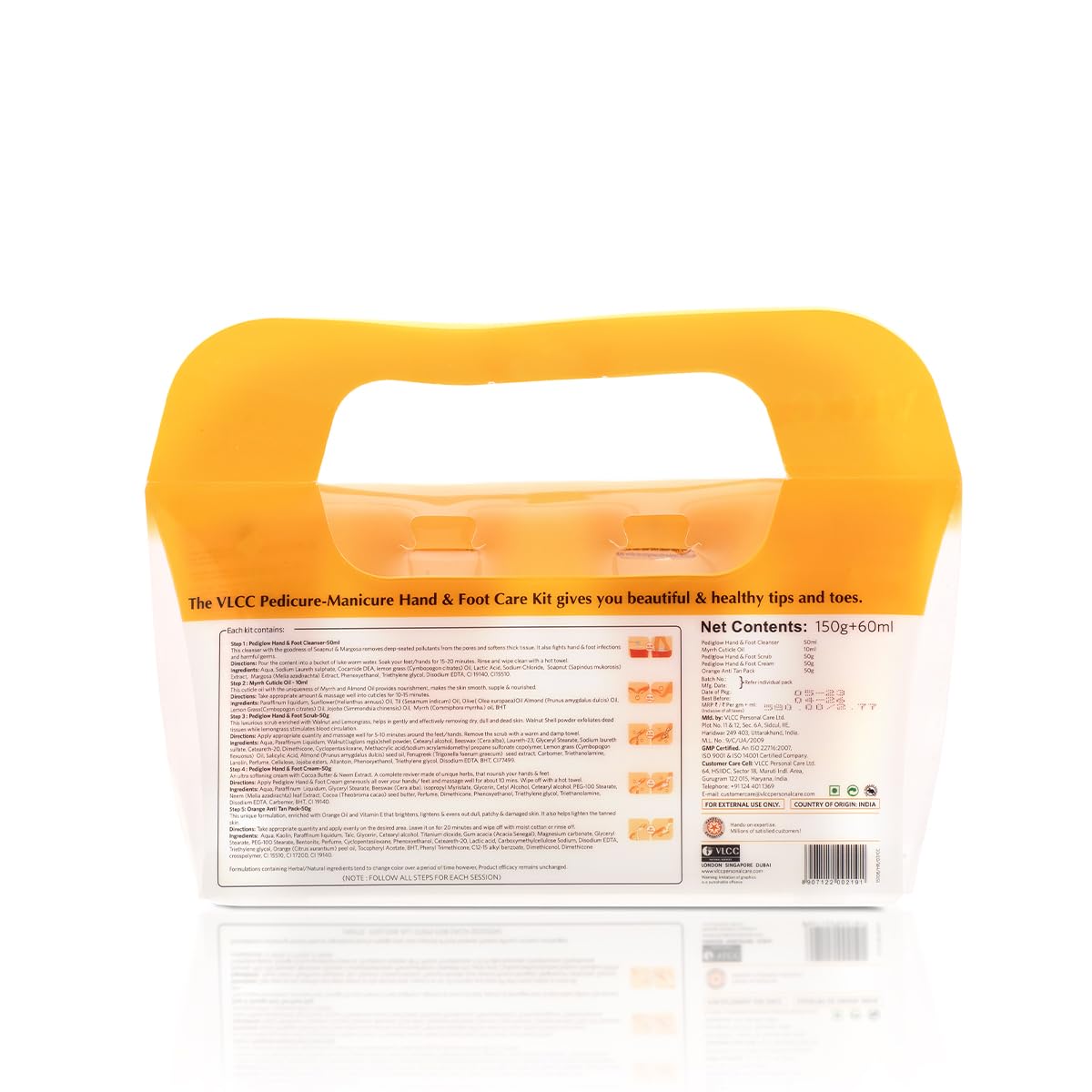 VLCC Pedicure-Manicure Hand & Foot Kit [150 g + 60 ml]