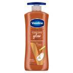 Vaseline Cocoa Glow Serum In Lotion, 100% Pure Cocoa & Shea Butter for Glowing & Soft Skin [600 ml]