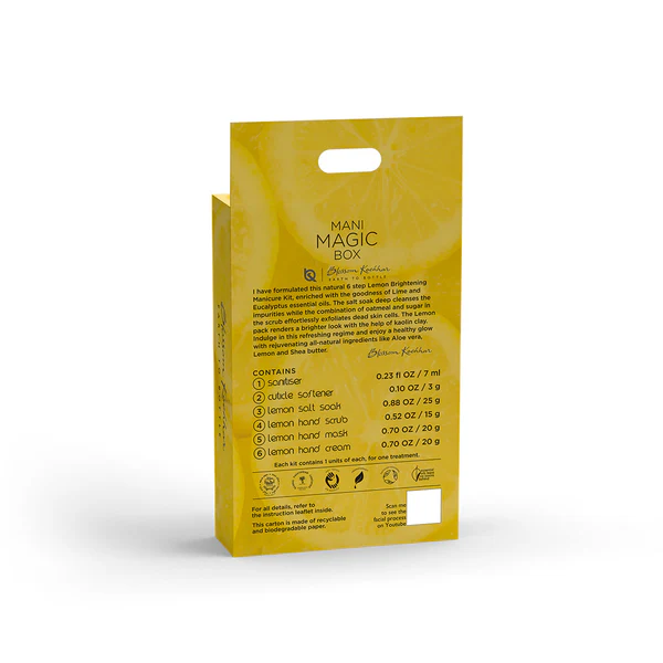 Aroma Magic Lemon Manicure And Pedicure Kit [1067 g]