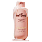 mCaffeine 1% Glycolic Acid Detan Body Wash, 5% Niacinamide-Kojic Acid Reduces Dark Spots & Brightens [300 ml]