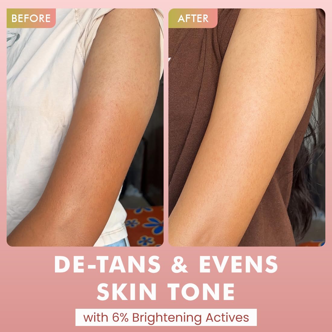 mCaffeine 1% Glycolic Acid Detan Body Wash, 5% Niacinamide-Kojic Acid Reduces Dark Spots & Brightens [300 ml]