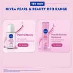 NIVEA Deo Pearl & Beauty Extracts & 0% Alcohol, For Smooth Underarms, 48H Freshness and Odour Protection [150 ml]